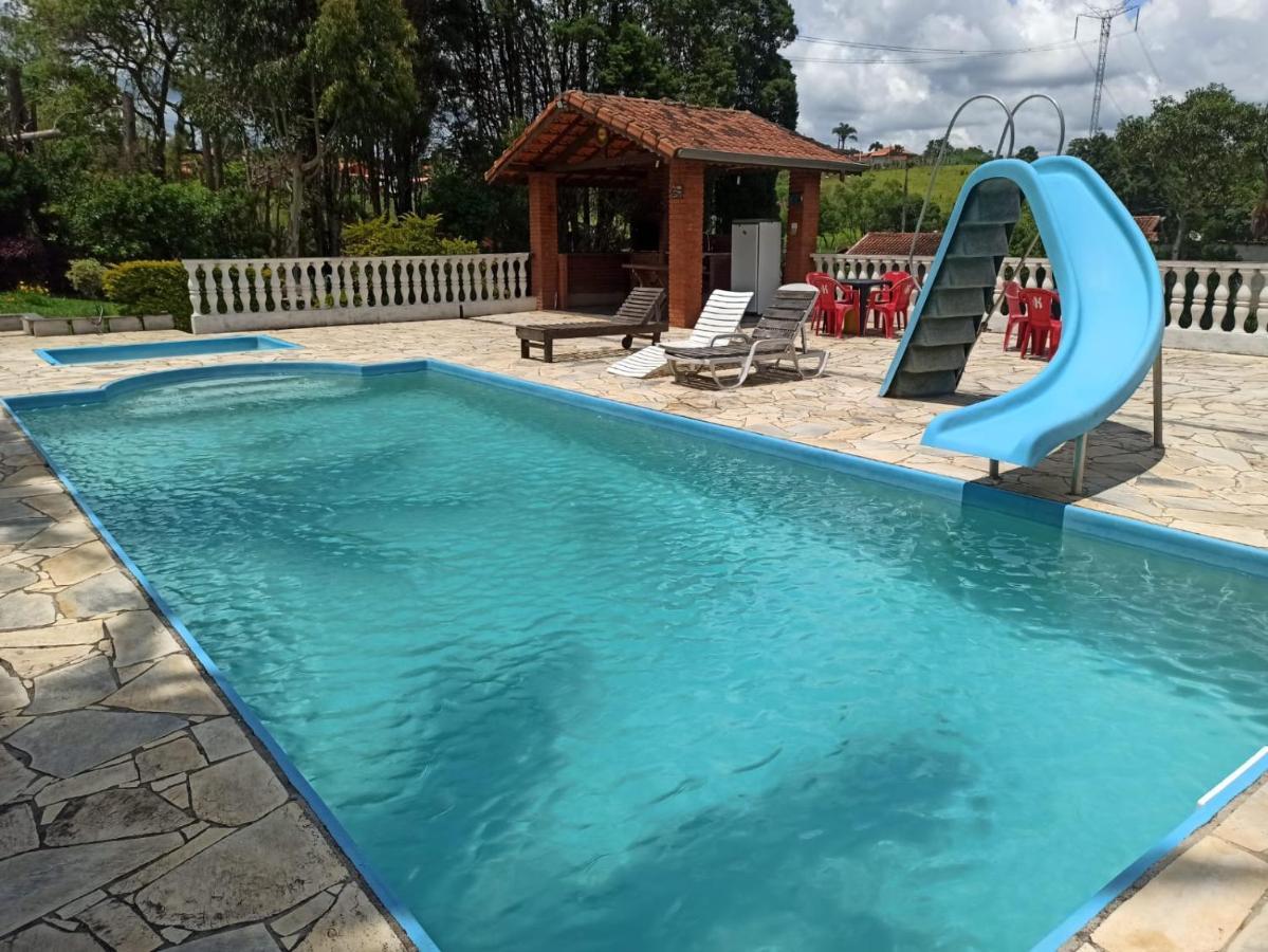 Chacara Em Ibiuna Sao Roque A 70Km De Sp Com Piscina E Wi-Fi Villa Dış mekan fotoğraf