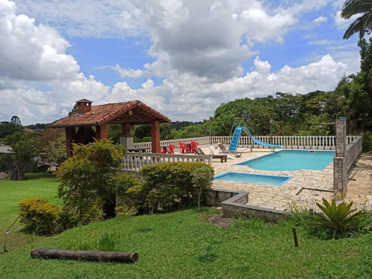 Chacara Em Ibiuna Sao Roque A 70Km De Sp Com Piscina E Wi-Fi Villa Dış mekan fotoğraf